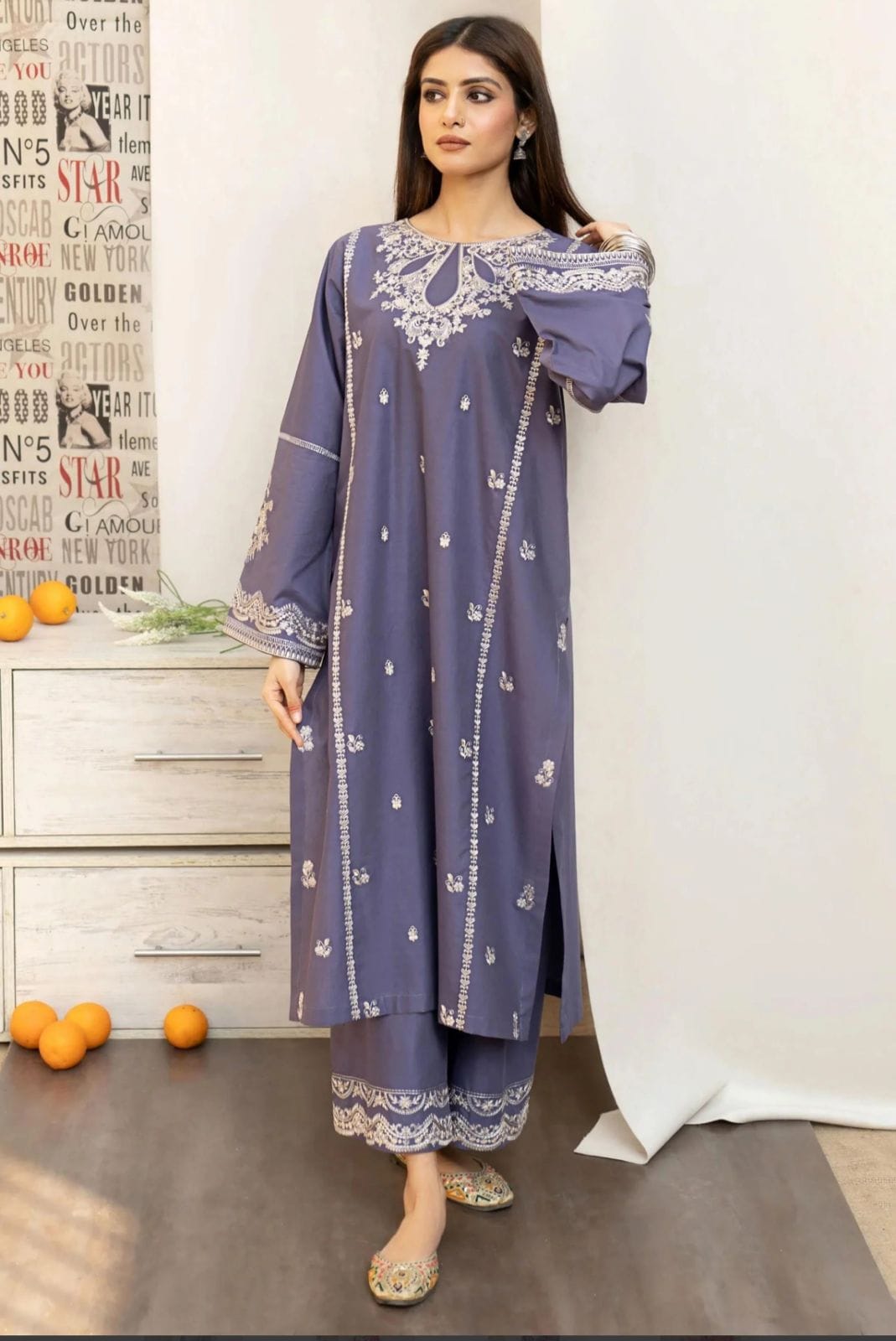 URGE - 3PC LAWN EMBROIDERED SUIT DM 1033