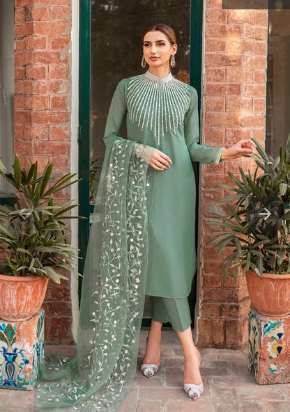 NATASHA KAMAL - 3PC LAWN EMBROIDERED SUIT DM 1027