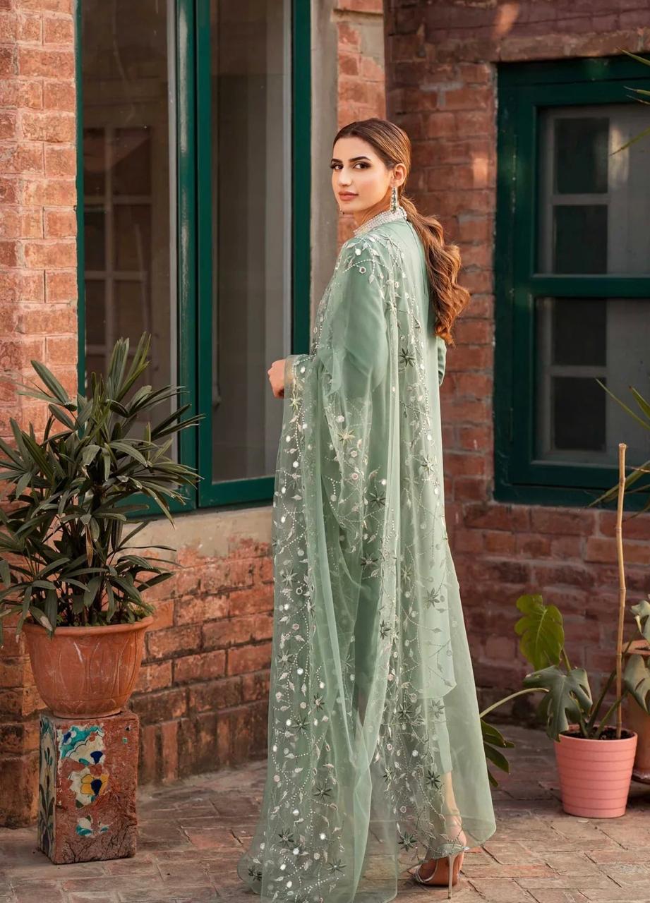 NATASHA KAMAL - 3PC LAWN EMBROIDERED SUIT DM 1027