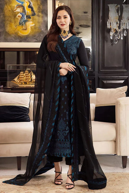 ASIM JOFA 3PC LAWN EMBROIDERED SUIT DM1002