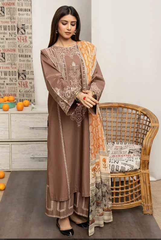 URGE - 3PC LAWN EMBROIDERED SUIT DM 1037