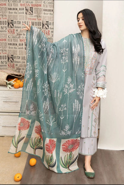 URGE - 3PC LAWN EMBROIDERED SUIT DM 1036