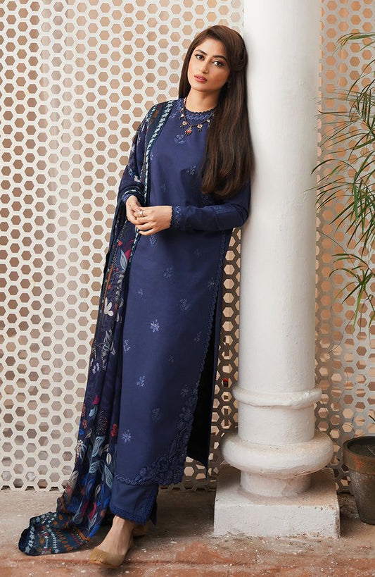 SERAN- 3PC LAWN EMBROIDERED Suit DM 1031