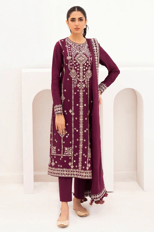 JAZMIN- 3PC LAWN EMBROIDERED Suit DM 1020