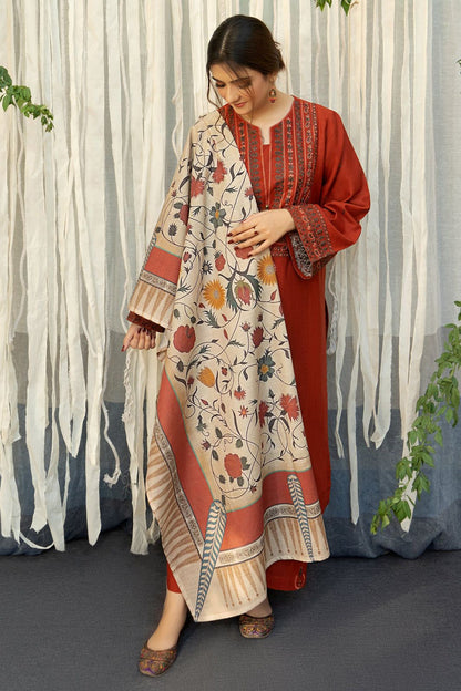 URGE - 3PC LAWN EMBROIDERED Suit DM 1035