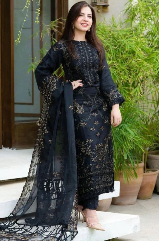 DANANEER - 3PC LAWN EMBROIDERED SUIT DM 1015