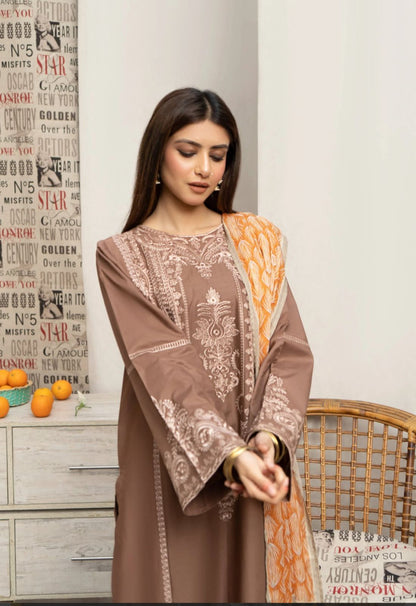 URGE - 3PC LAWN EMBROIDERED SUIT DM 1037